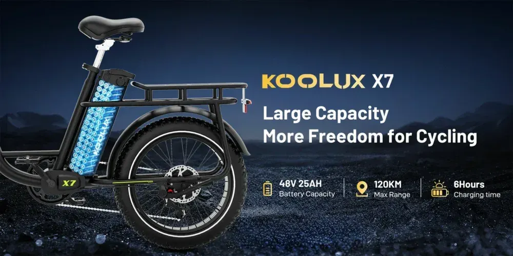 Koolux X7 Bici Elettrica Cargo image 4