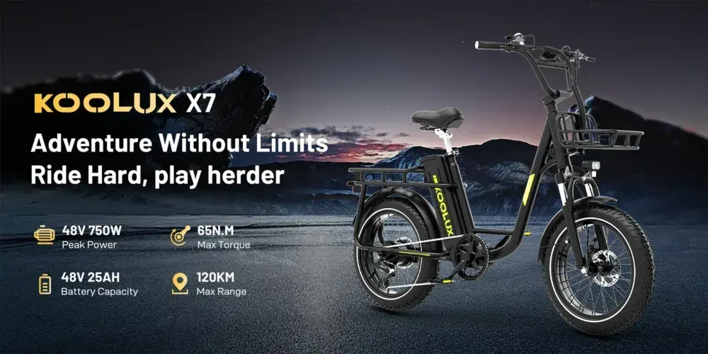 Koolux X7 Bici Elettrica Cargo image 5