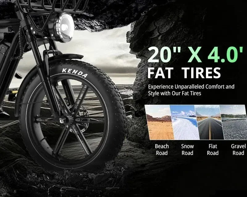 Koolux X9 Pro Fat Bike Elettrica image 7