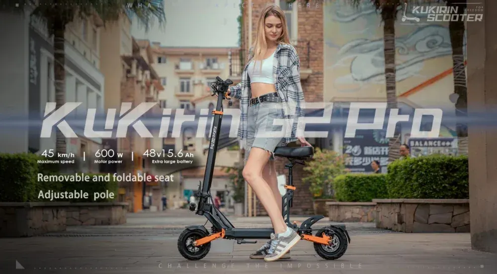 Kukirin G2 Pro Monopattino Elettrico Pieghevole image 3