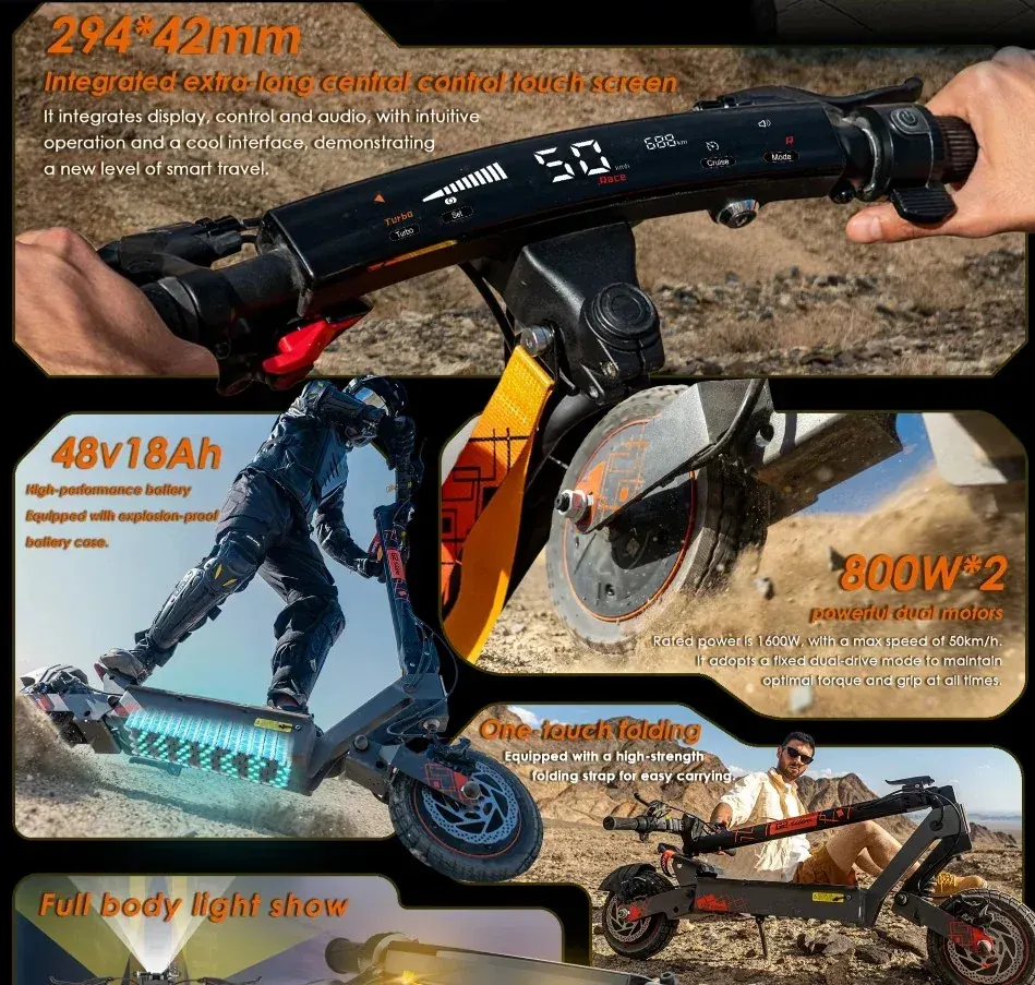 Kukirin G2 Ultra Monopattino Elettrico Pieghevole image 7