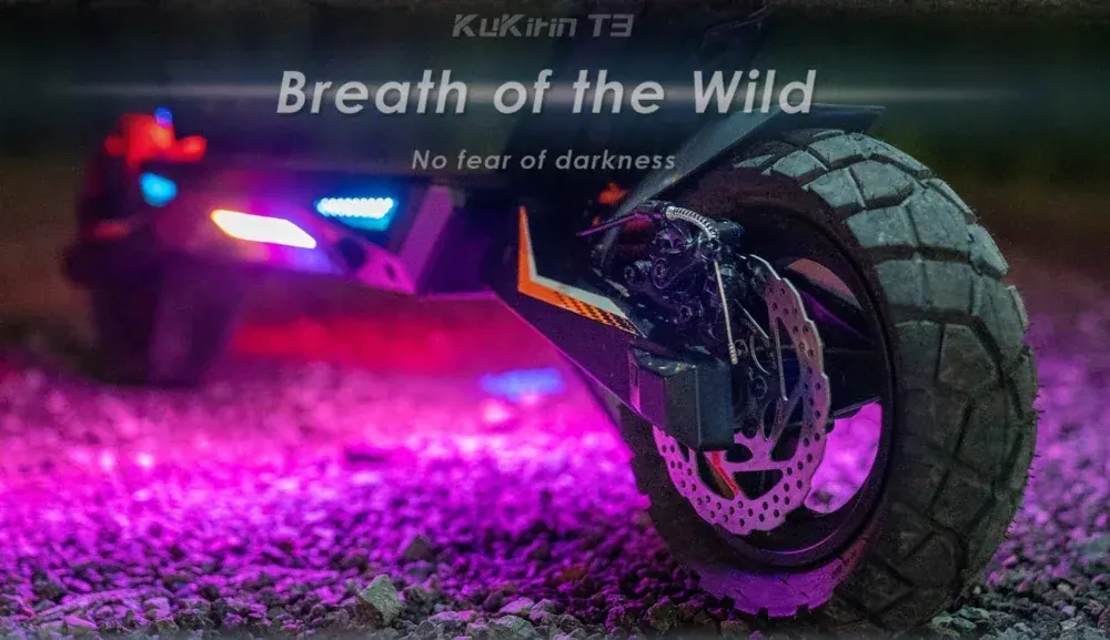 Kukirin T3, display LCD con velocità e modalità, manopola comandi.