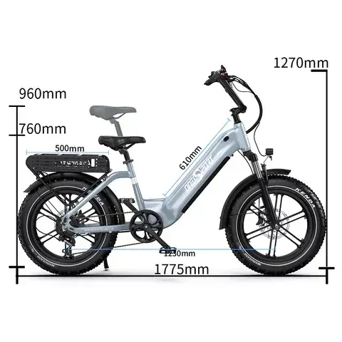 Onesport OT08 Fat Tire E-Bike image 2
