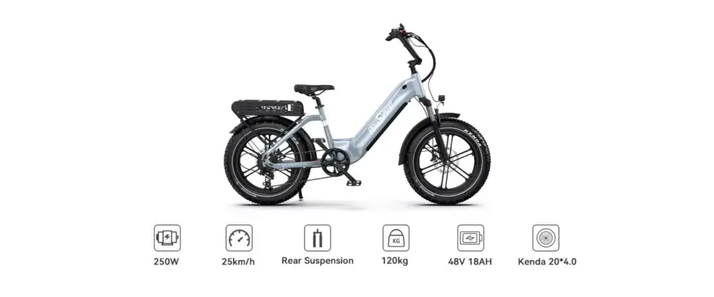 Onesport OT08 Fat Tire E-Bike image 3