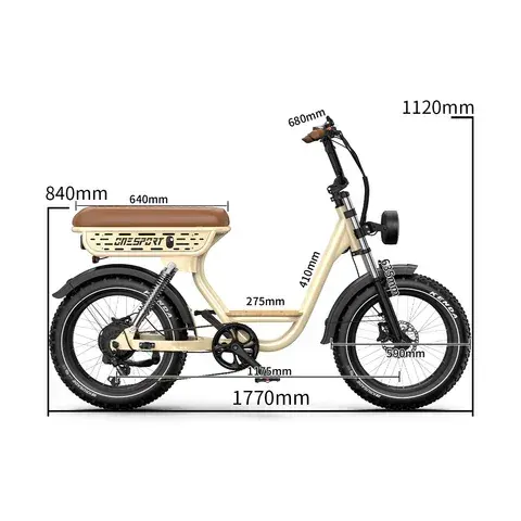 Onesport W77 E-Bike Fat Tire image 2