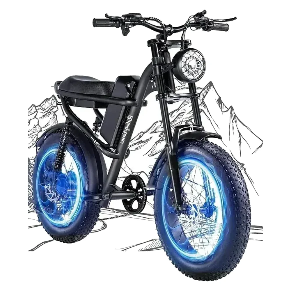 Riding Time Z8 S Bici Elettrica Fat Bike a Sospensione Completa image 1