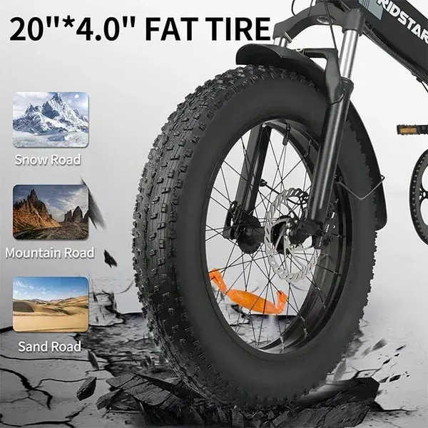 Ridstar H20 Bici Elettrica Mountain Bike image 2
