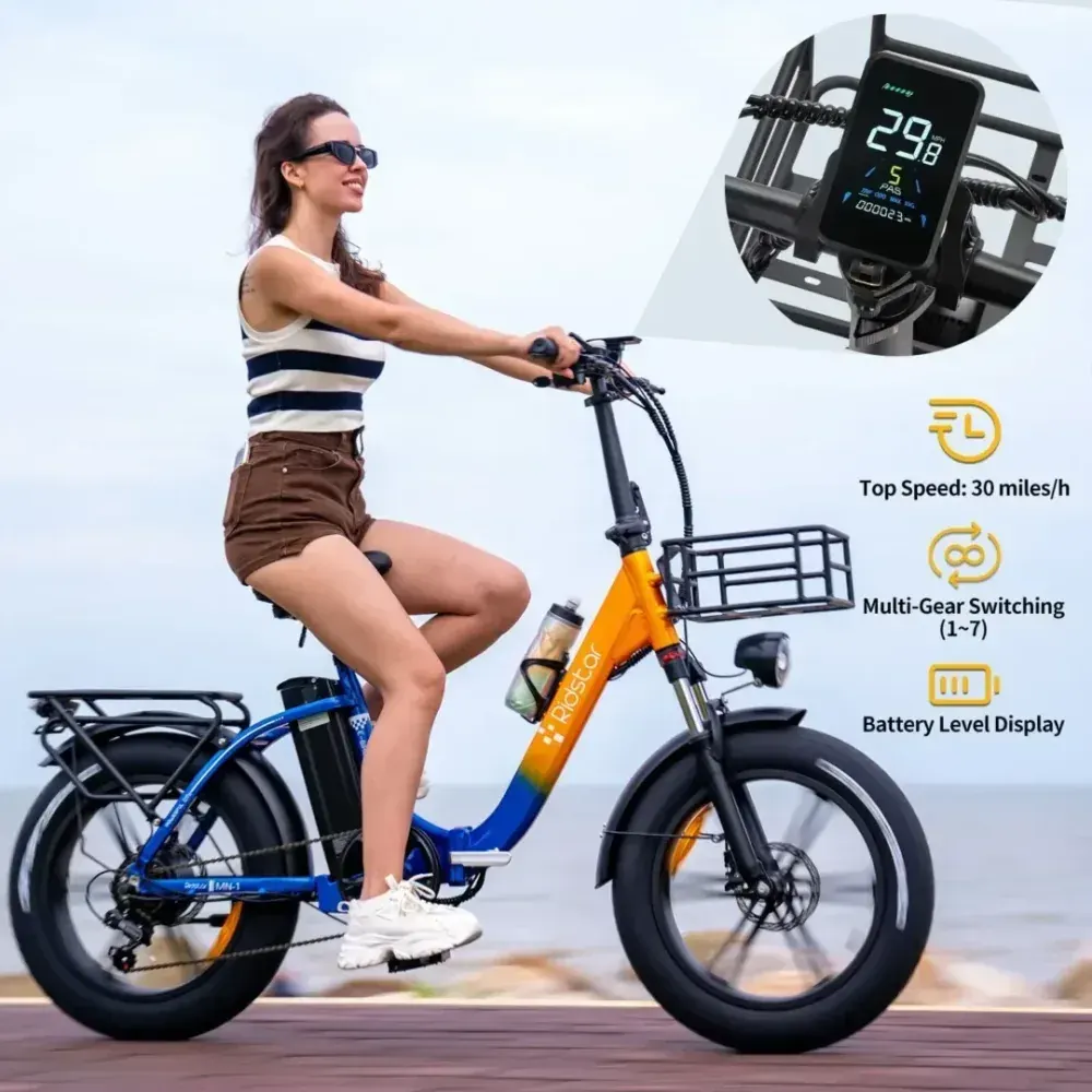 Ridstar MN-20 Bici Elettrica Pieghevole image 2