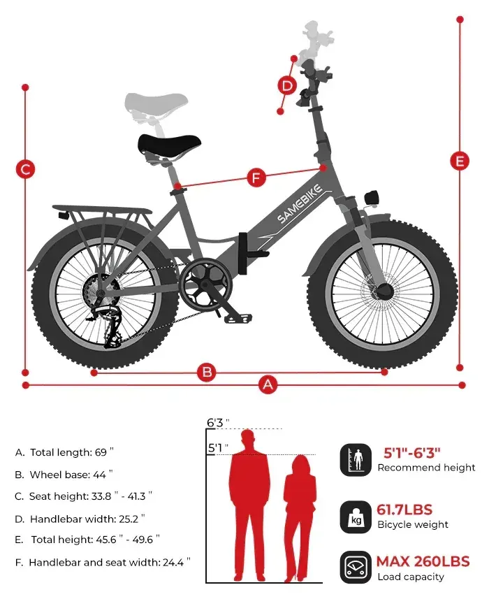 Samebike LOTDM200-II Fat Tire E-Bike image 2