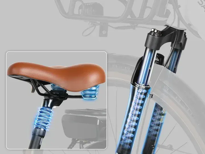 Samebike RS-A07 Bici Elettrica City Step-through image 7
