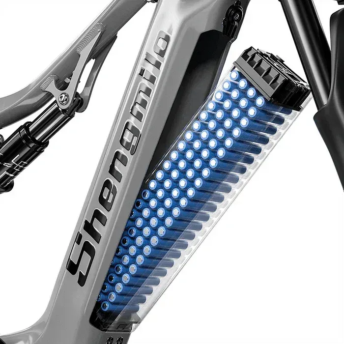 Shengmilo S600 Bici Elettrica Fat Bike a Doppio Motore image 4