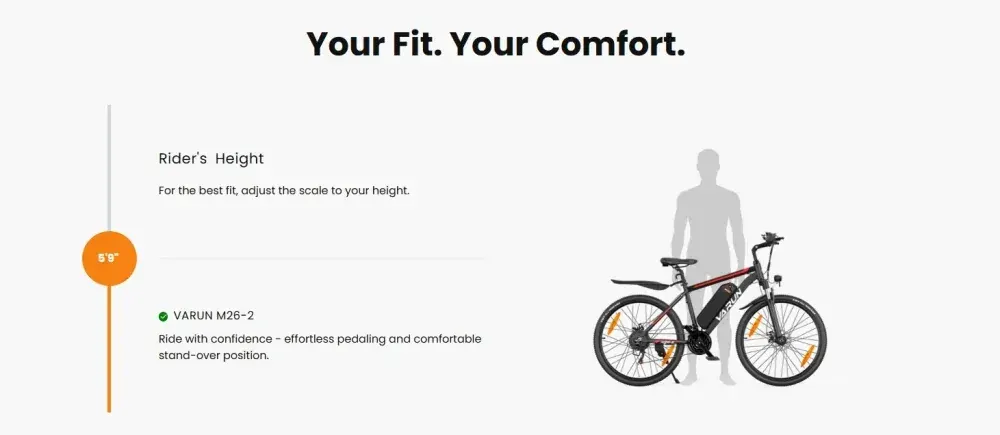 Varun M26-2 Bici Elettrica Mountain Bike image 12