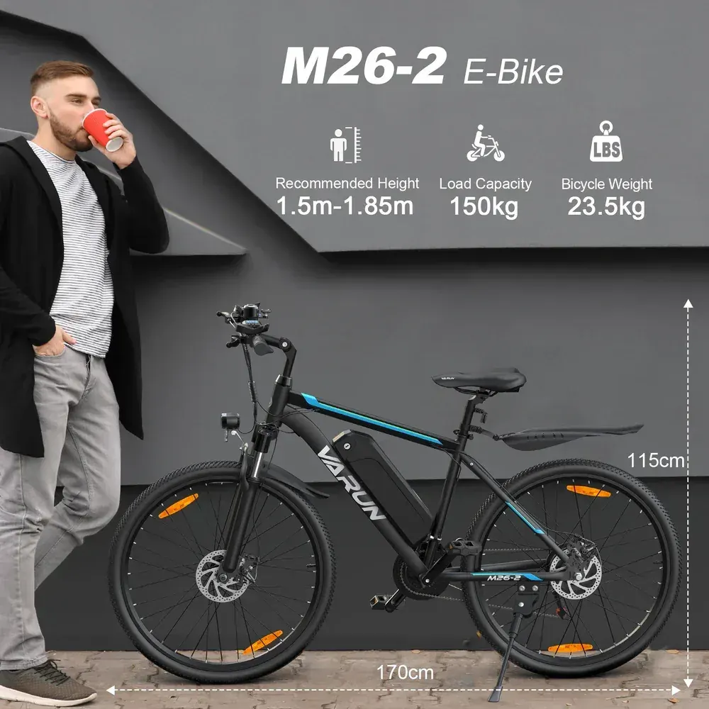 Varun M26-2 Bici Elettrica Mountain Bike image 2