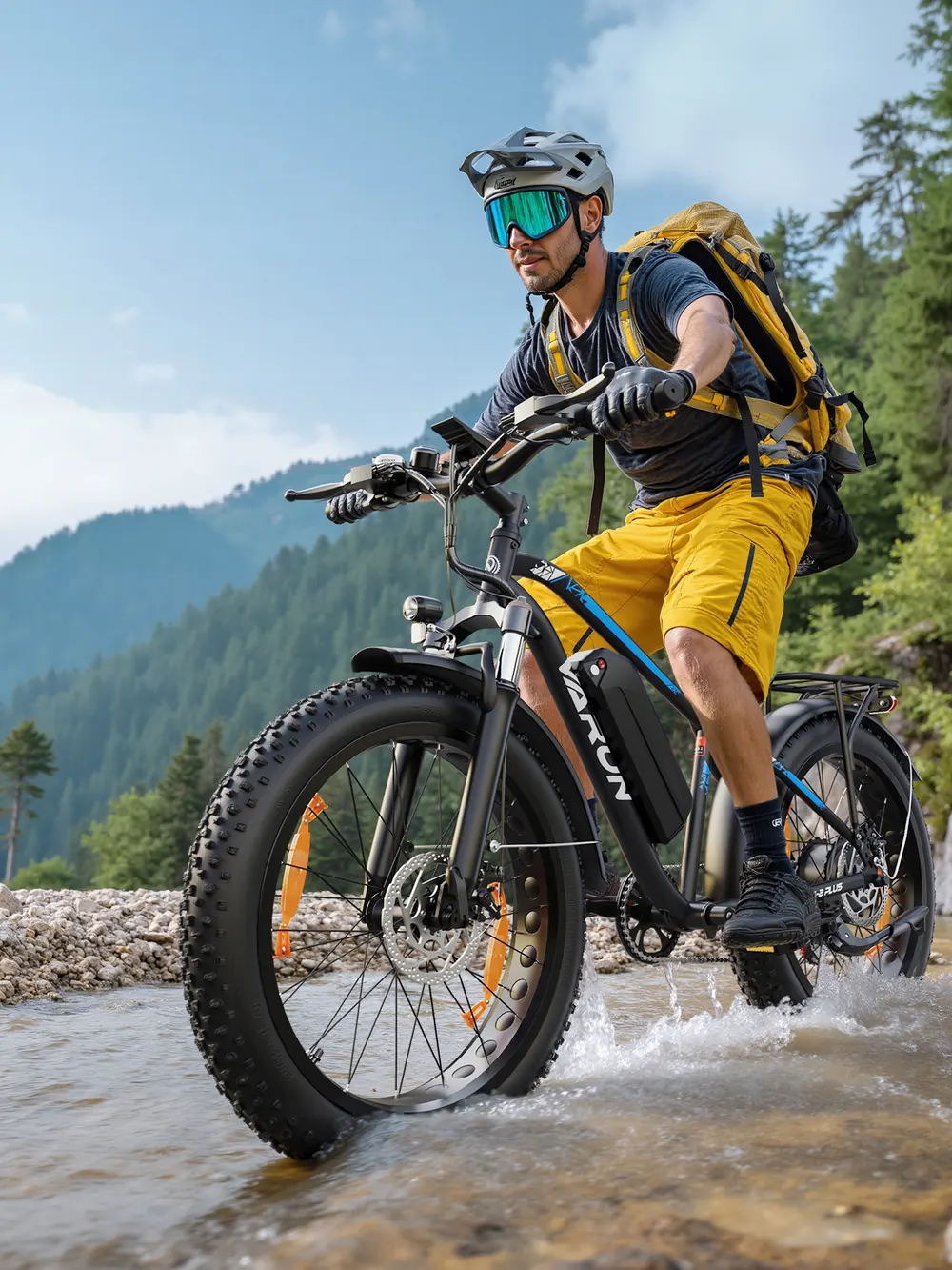 E-bike VARUN M26-2 PLUS preassemblata e regolata, pronta per l'uso su strada e sentieri