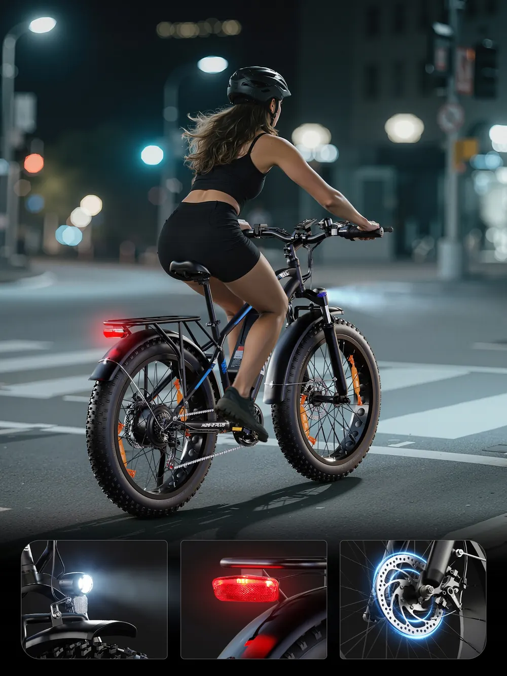 Telaio taglia L della e-bike VARUN M26-2 PLUS, ideale per ciclisti alti