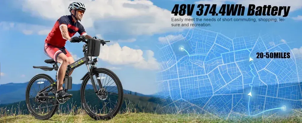 Varun M26-4 Bici Elettrica Mountain Bike Pieghevole image 4