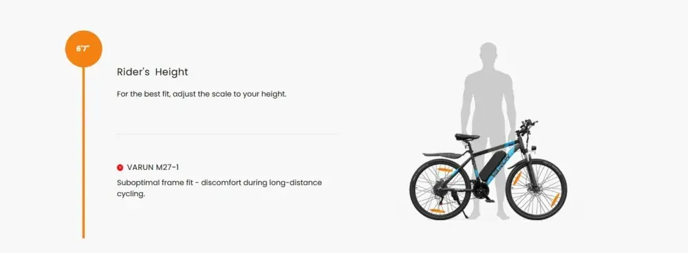Varun M27-1 PRO Bici Elettrica Mountain Bike image 3