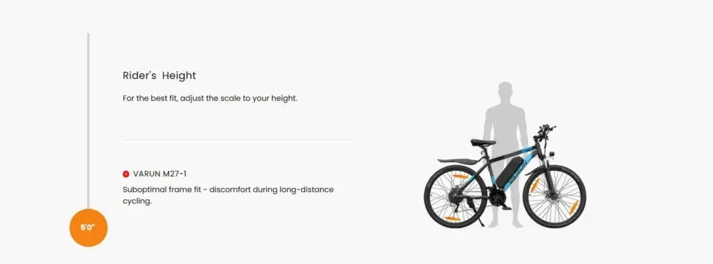 Varun M27-1 PRO Bici Elettrica Mountain Bike image 4