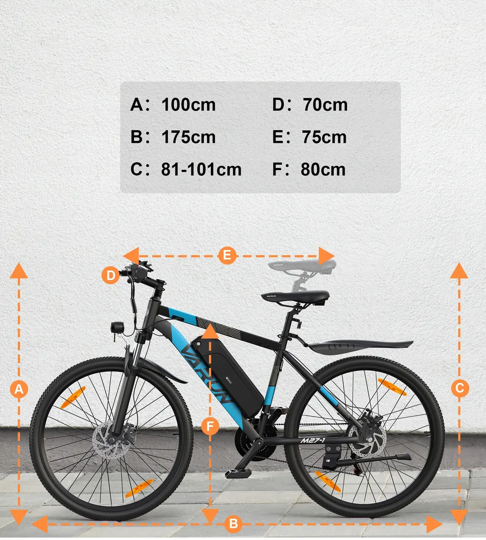 Varun M27-1 Bici Elettrica Mountain Bike 27.5" image 8