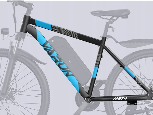 Rower elettrico górski VARUN 100KM per altezza utente 160-195 cm
