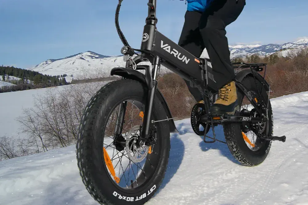 Varun S20-1 Bici Elettrica Fat Tire Pieghevole image 7
