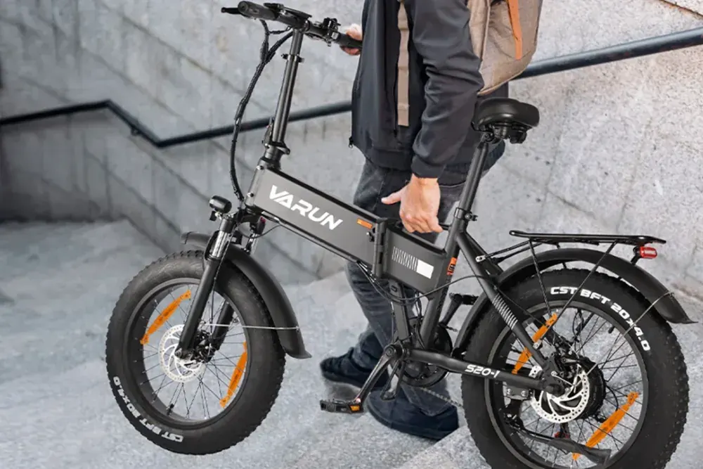 Varun S20-1 Bici Elettrica Fat Tire Pieghevole image 8