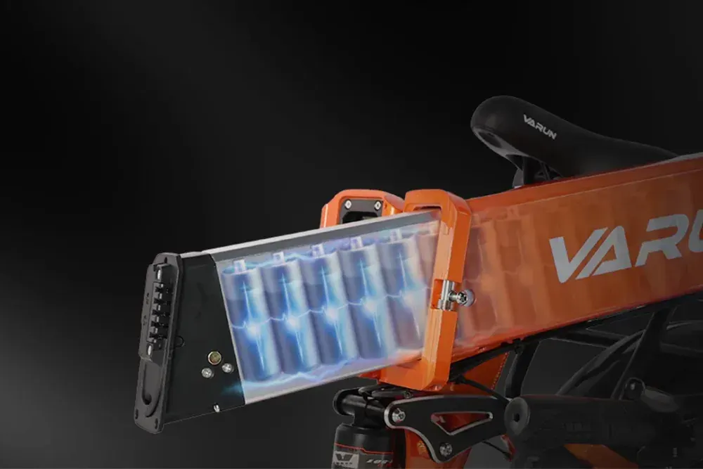Varun S20-1 PLUS Bici Elettrica Fat Bike Pieghevole image 10