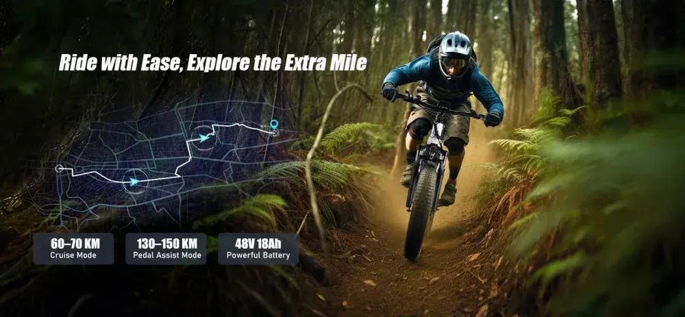 Varun S26-1 Fat Bike Elettrica a Sospensione Totale image 3