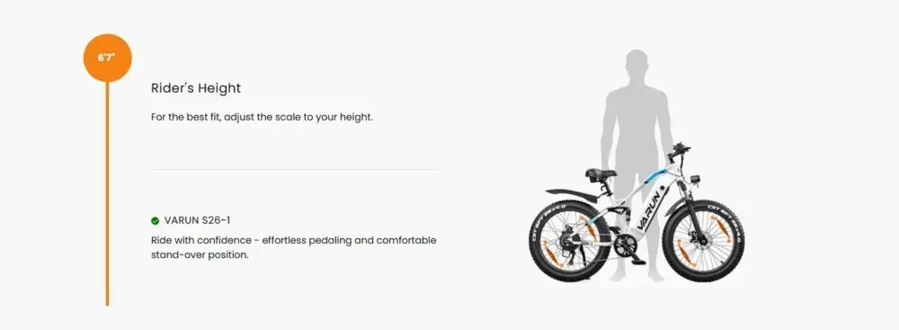Varun S26-1 Fat Bike Elettrica a Sospensione Totale image 4