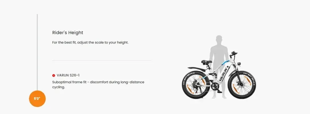 Varun S26-1 Fat Bike Elettrica a Sospensione Totale image 5