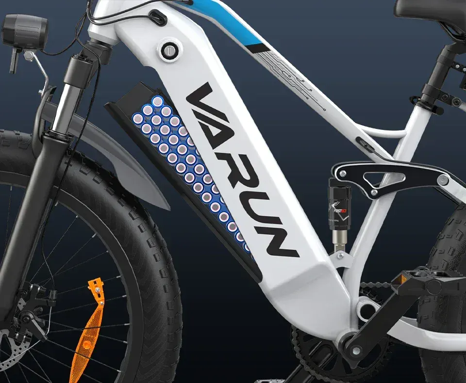 Varun S26-1 Fat Bike Elettrica a Sospensione Totale image 8