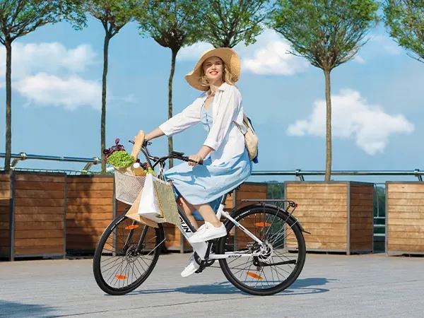 Rower elettrico da città VARUN S700-2 ideale per spostamenti urbani quotidiani