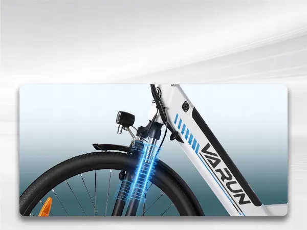 Telaio in alluminio leggero del rower elettrico VARUN S700-2 da città