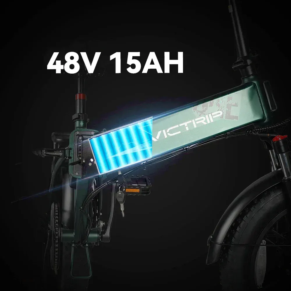 Victrip T5 Bici Elettrica Pieghevole Fat Bike image 7