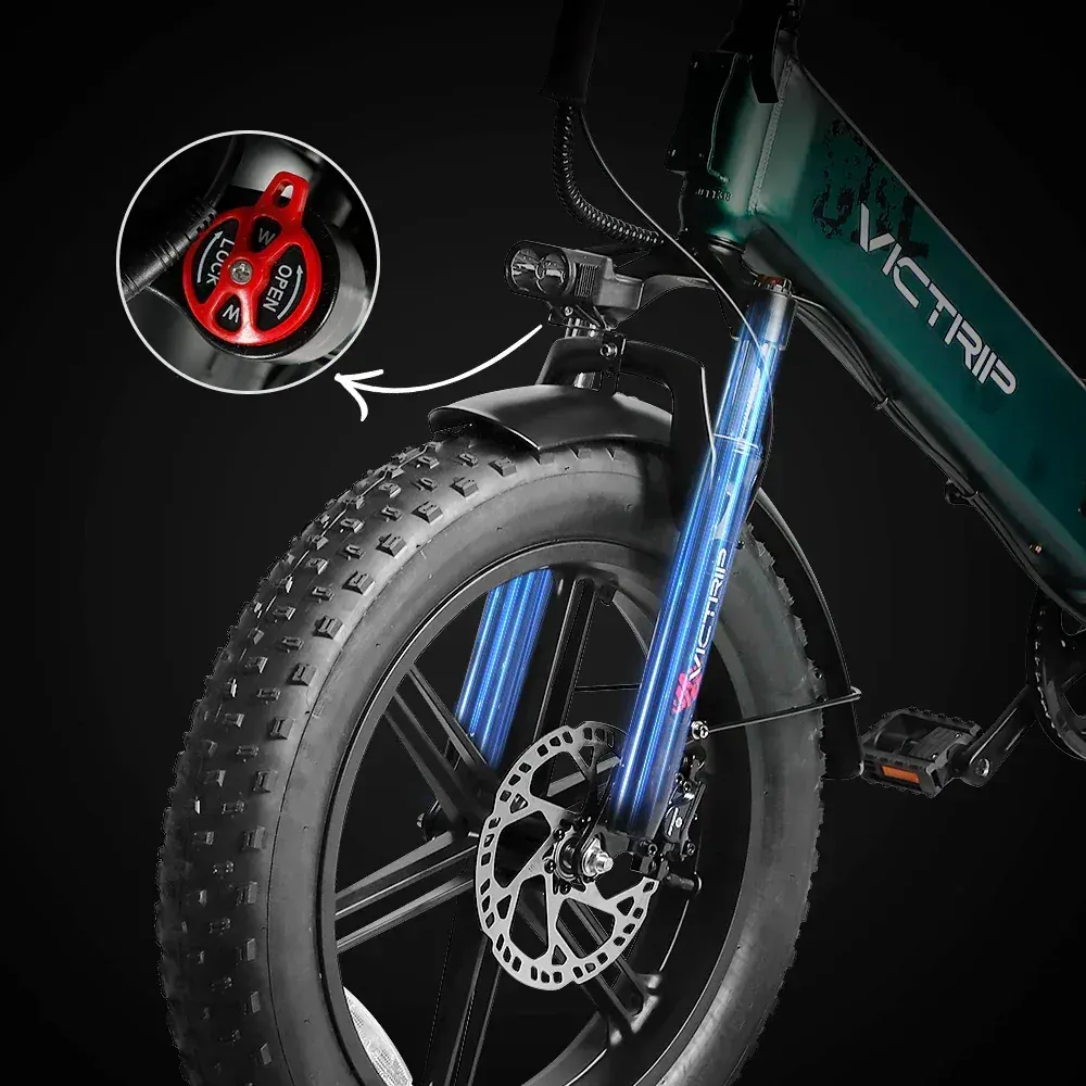 Victrip T5 Bici Elettrica Pieghevole Fat Bike image 9