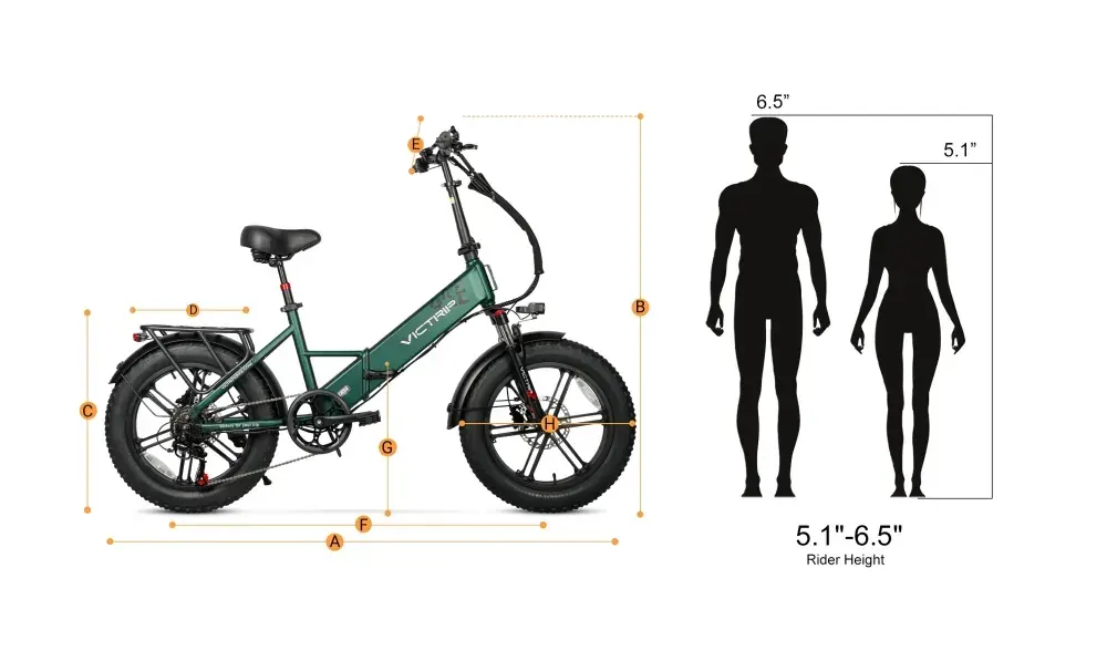 Victrip T5S Bici Elettrica Pieghevole image 2