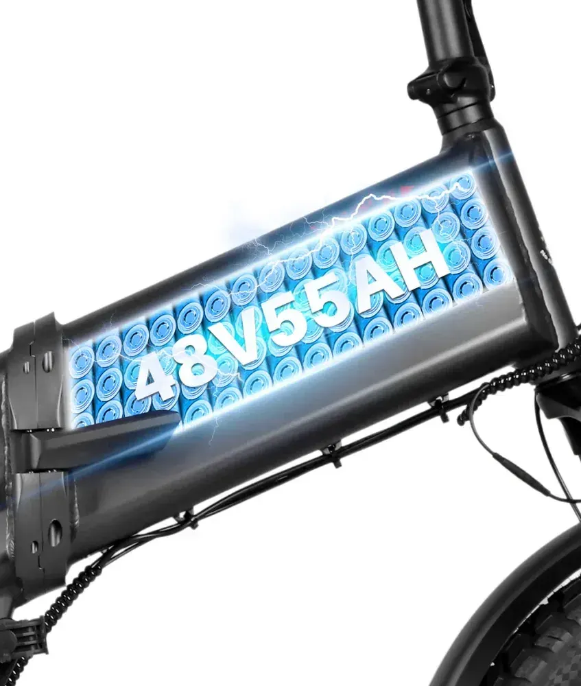 Victrip T6 Bici Elettrica Pieghevole Lunga Autonomia image 6