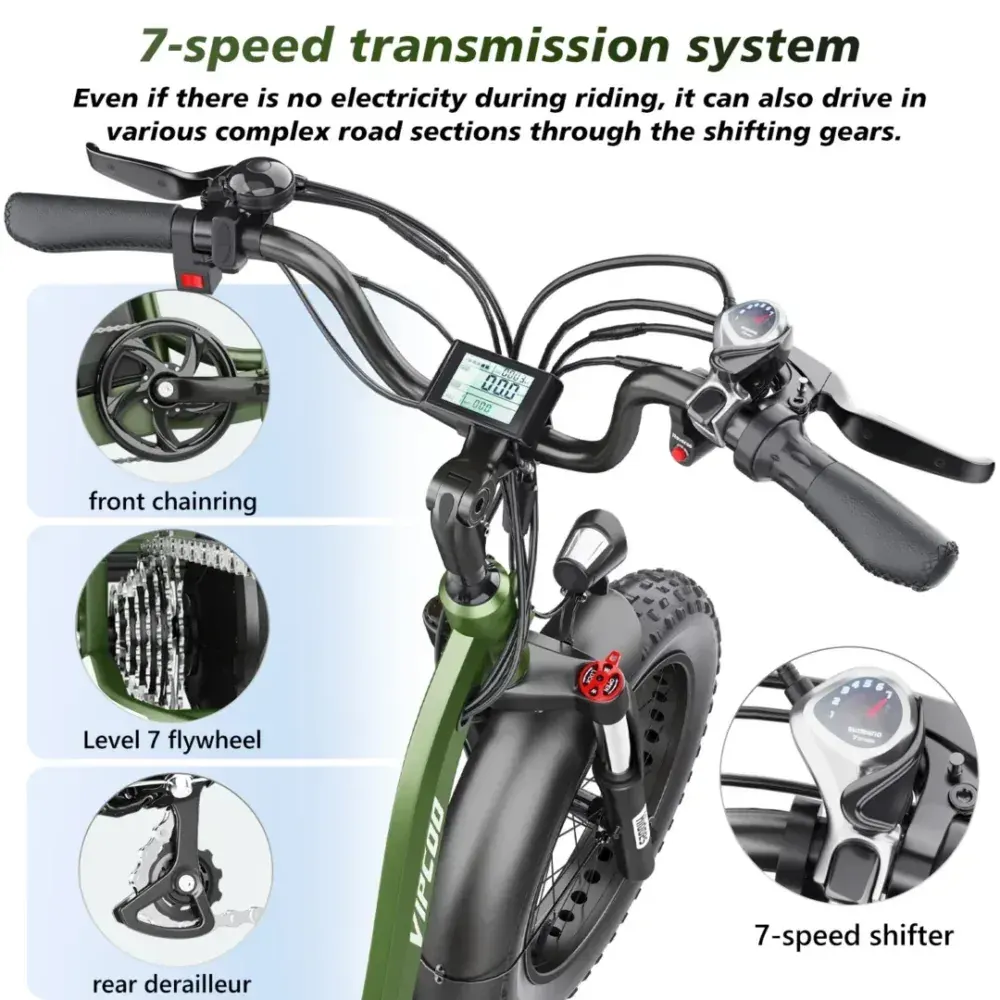 Vipcoo ET1 Triciclo Elettrico Pieghevole da Cargo image 6