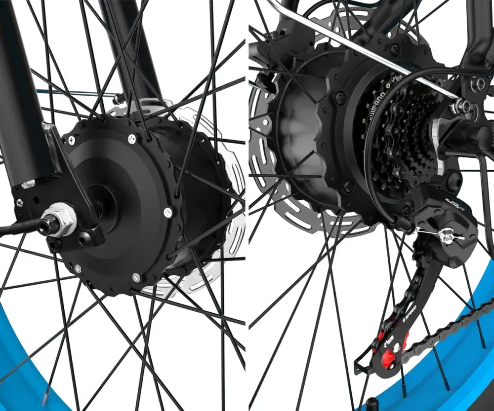 Vitilan H5 Bici Elettrica Fat Bike a Doppio Motore image 5