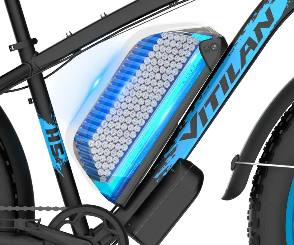 Vitilan H5 Bici Elettrica Fat Bike a Doppio Motore image 6