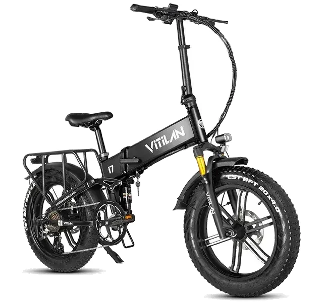 Vitilan I7 Pro Bici Elettrica Pieghevole Fat Bike (Confezione da 2) image 1