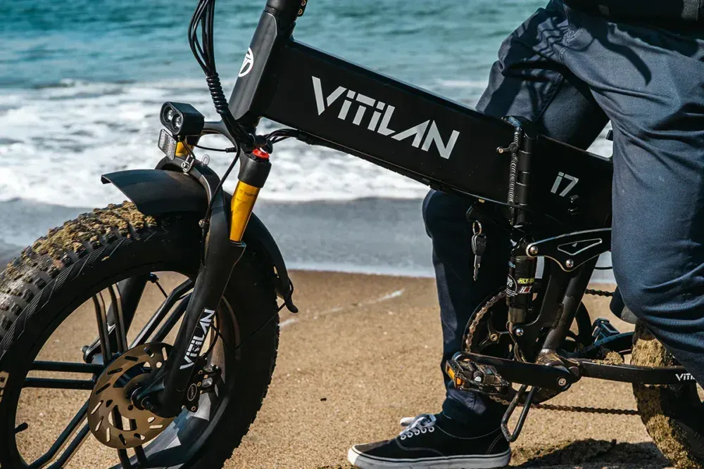Vitilan I7 Pro Bici Elettrica Pieghevole Fat Bike image 7