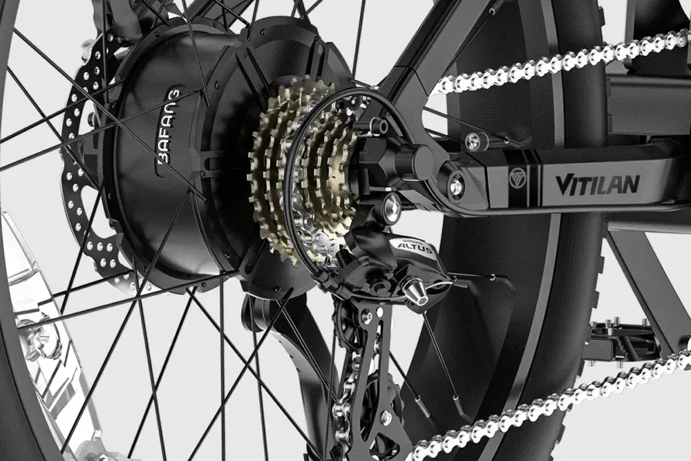 Vitilan T7PRO E-Mountain Bike Full Suspension image 11
