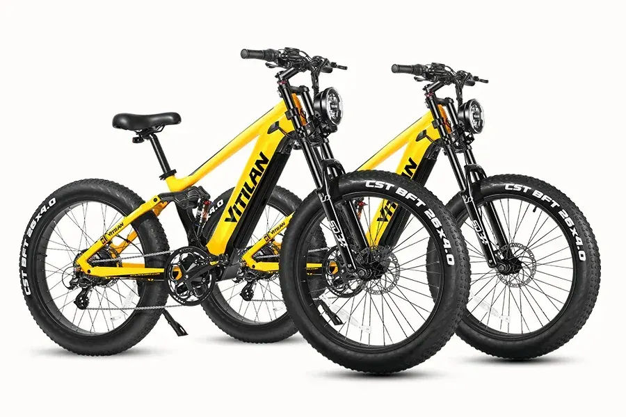 Vitilan T7PRO E-Mountain Bike Full Suspension (Confezione da 2) image 16
