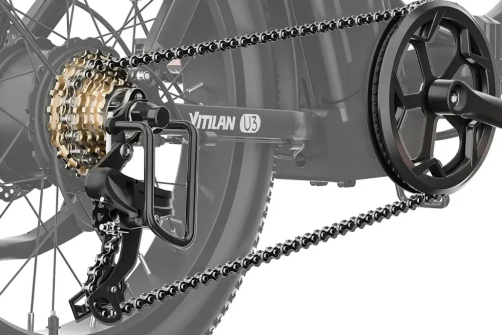 Vitilan U3 Bici Elettrica Pieghevole Fat Bike image 10