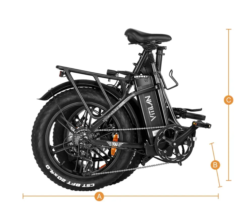 Vitilan U7+I7PRO COMBO: E-Bike Fat Bike Pieghevole image 3