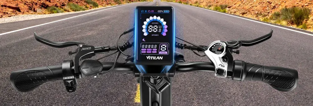 Vitilan U7+I7PRO COMBO: E-Bike Fat Bike Pieghevole image 7