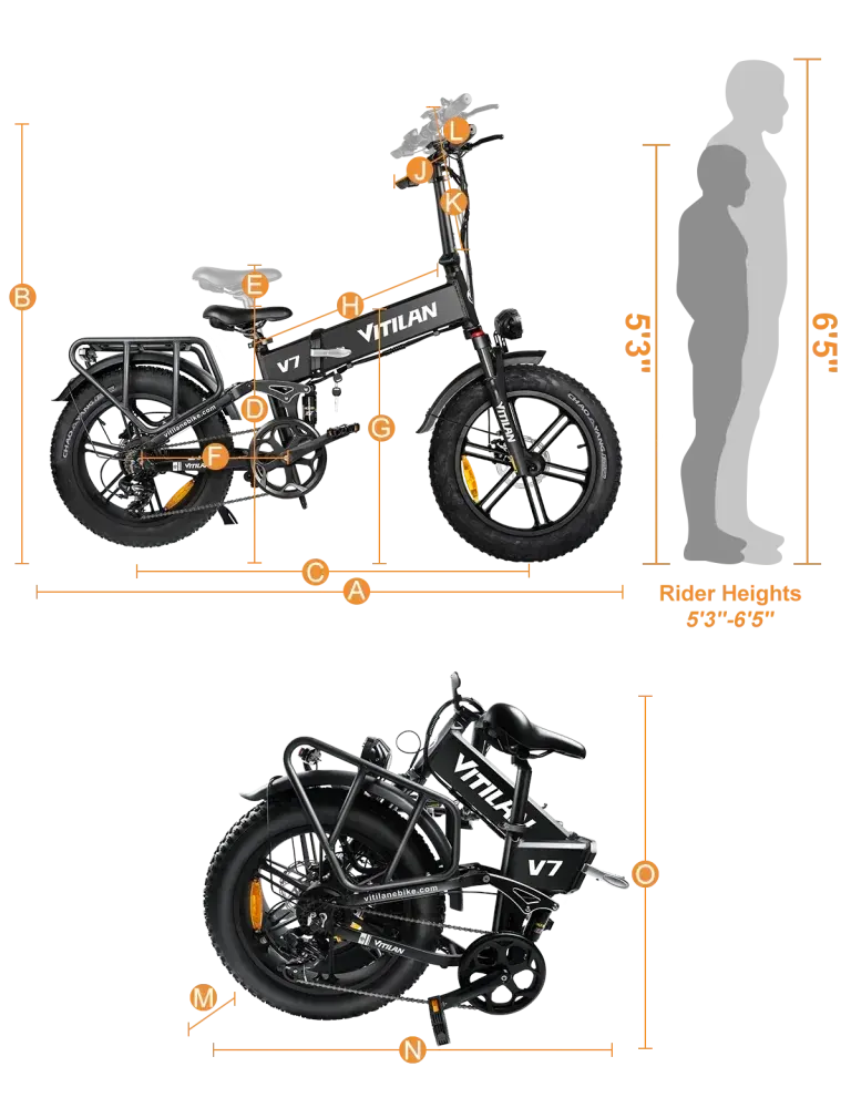 Vitilan V7 Bici Elettrica Pieghevole All-Terrain image 2
