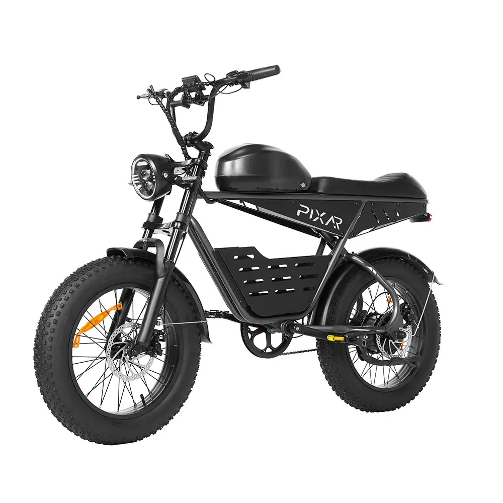 PIXAR Super fat bike elettrica retrò con sella lunga image 5