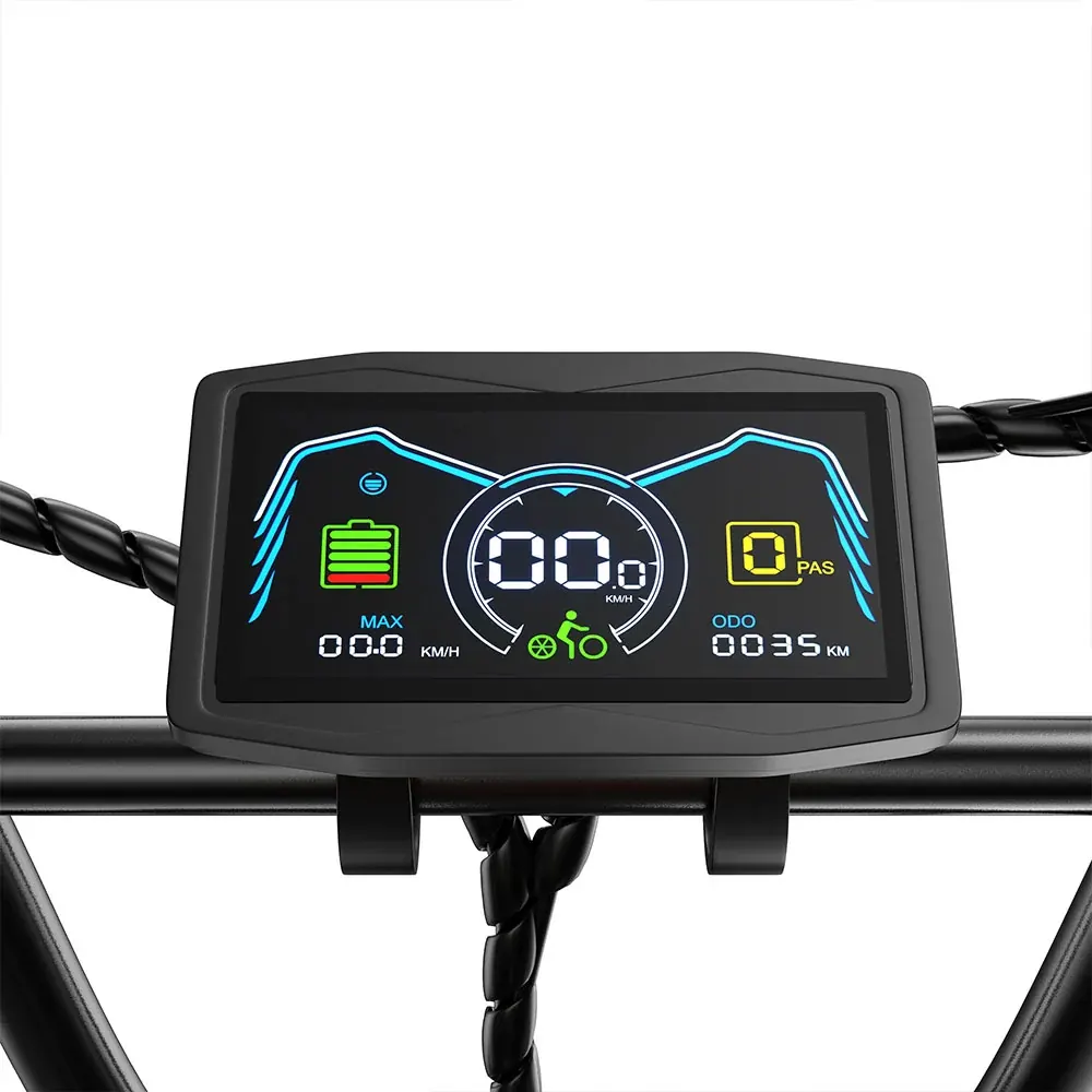 VELOPRO M9 fat bike elettrica retrò biammortizzata image 12